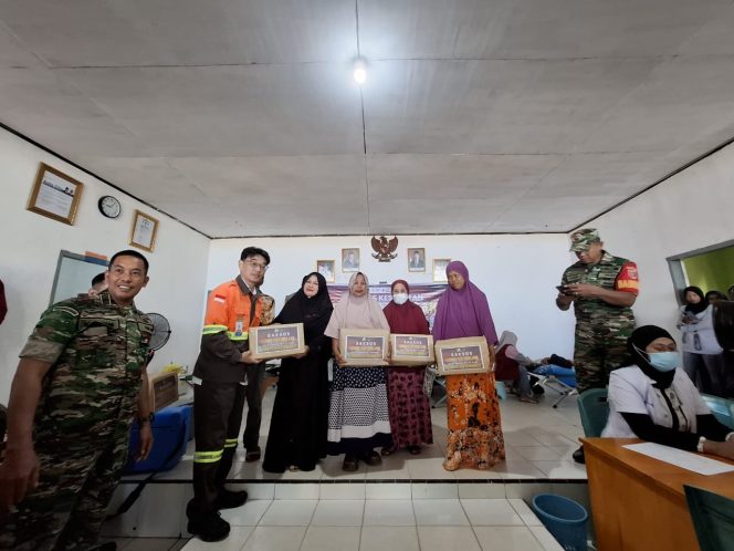 
 Pelaksanaan donor darah.