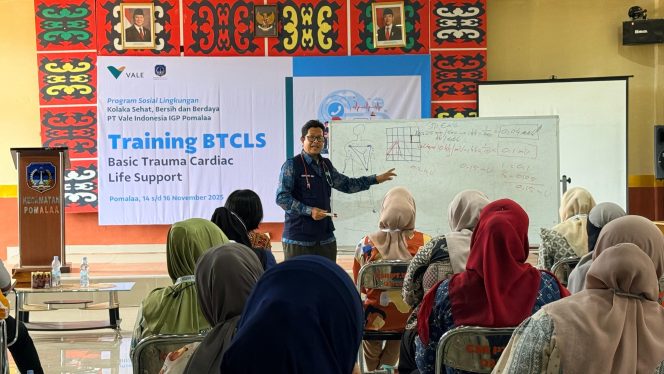 
 PT Vale IGP Pomalaa menyelenggarakan training BTCLS