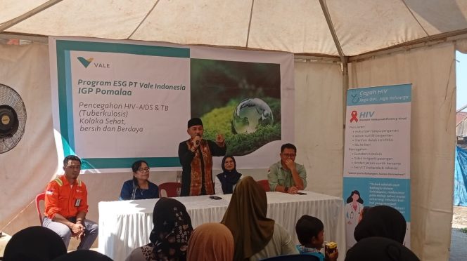 
 PT Vale menggelar sosialisasi pencegahan HIV-AIDS dan Tuberkulosis (TB), Kamis (16/10/2025).