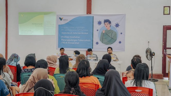
 Tekan Penyebaran TBC, PT Vale IGP Pomalaa Gelar Promkes di Desa Watalara