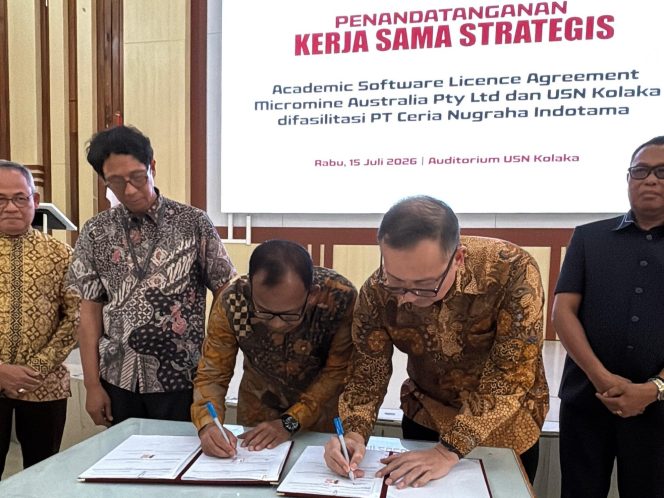 
 FST USN Kolaka Perkuat Kompetensi Mahasiswa melalui Lisensi Software Tambang Berstandar Global dari Micromine Australia