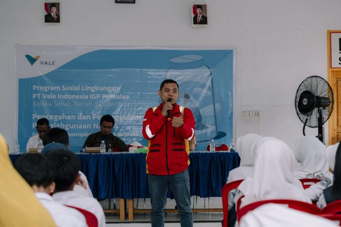 
 Vale Indonesia Perkuat Edukasi Hidup Sehat dan Bebas Narkoba di SMPN 1 Baula