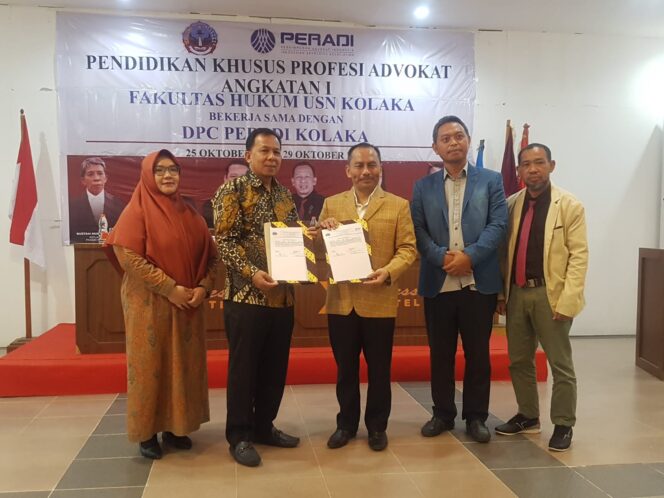 
 Kerja Sama dengan Peradi, USN Kolaka Gelar Pelatihan PKPA