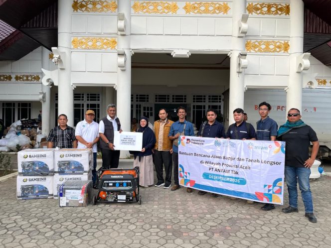 
 ANTAM Bergerak Cepat Salurkan Bantuan dan Tim Tanggap Darurat untuk Bencana di Sumatera