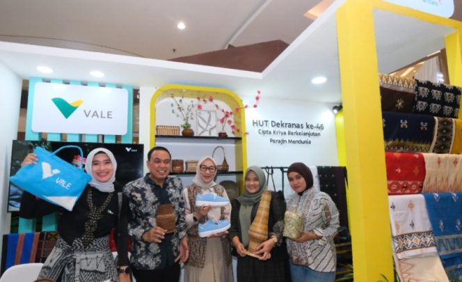
 Melestarikan Tradisi, Menciptakan Peluang: PT Vale Promosi Produk UMKM Binaan di Perayaan HKG PKK Nasional dan HUT Dekranas