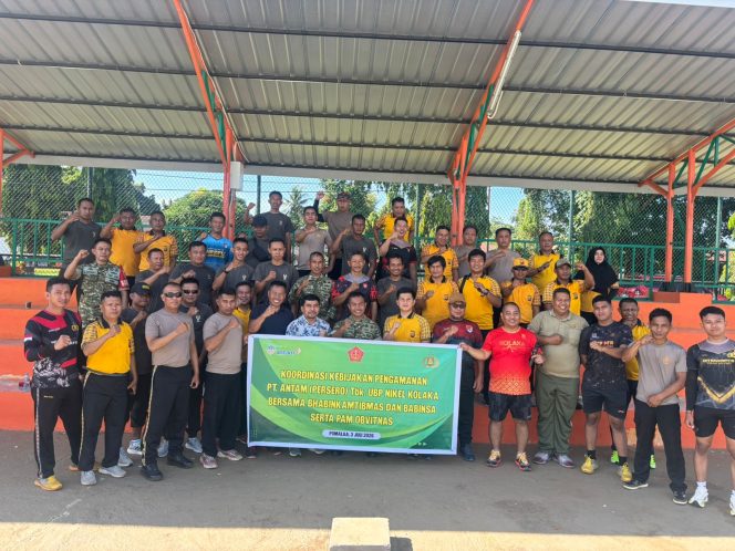 
 PT ANTAM Tbk UBP Nikel Kolaka Gelar Olahraga Bersama