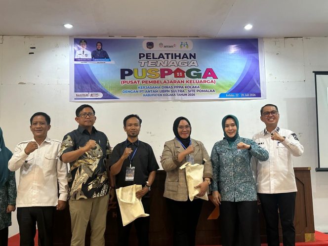 
 PT ANTAM Tbk dan Pemkab Kolaka Perkuat Kolaborasi Melalui Pelatihan Calon Tenaga PUSPAGA