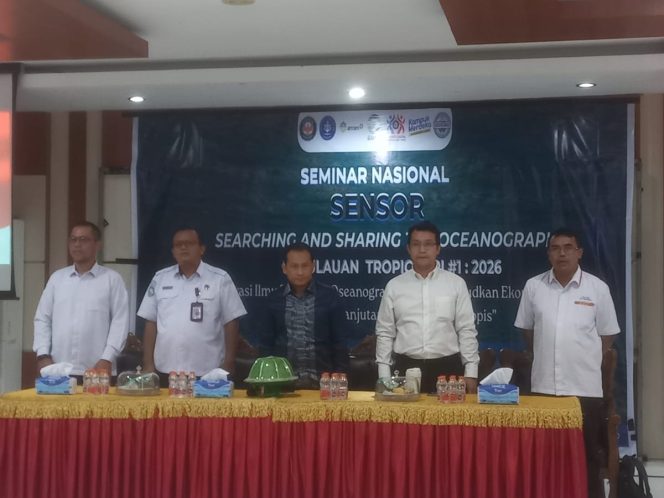 
 PT ANTAM Tbk UBP Nikel Kolaka Berbagi Pengetahuan Ekonomi Biru di Seminar Nasional Oseanografi UHO